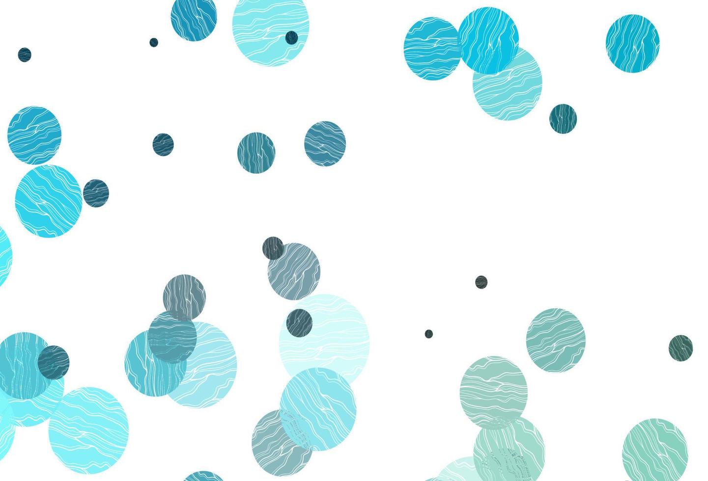 Light blue vector pattern with spheres.