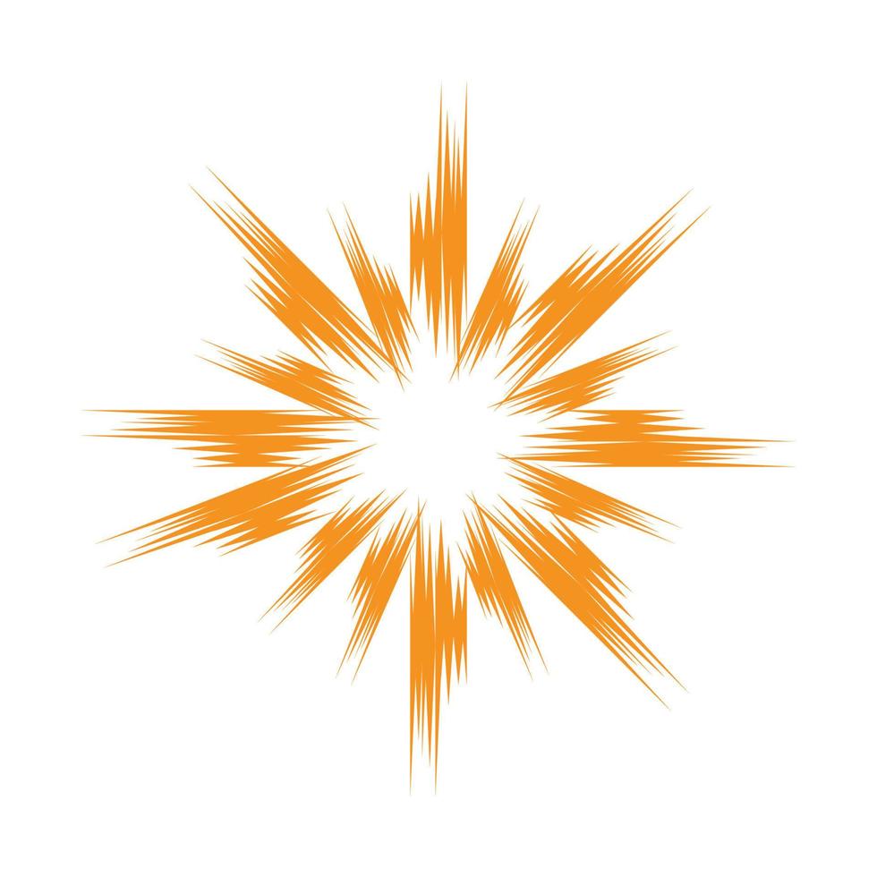 sun ilustration logo vector icon template