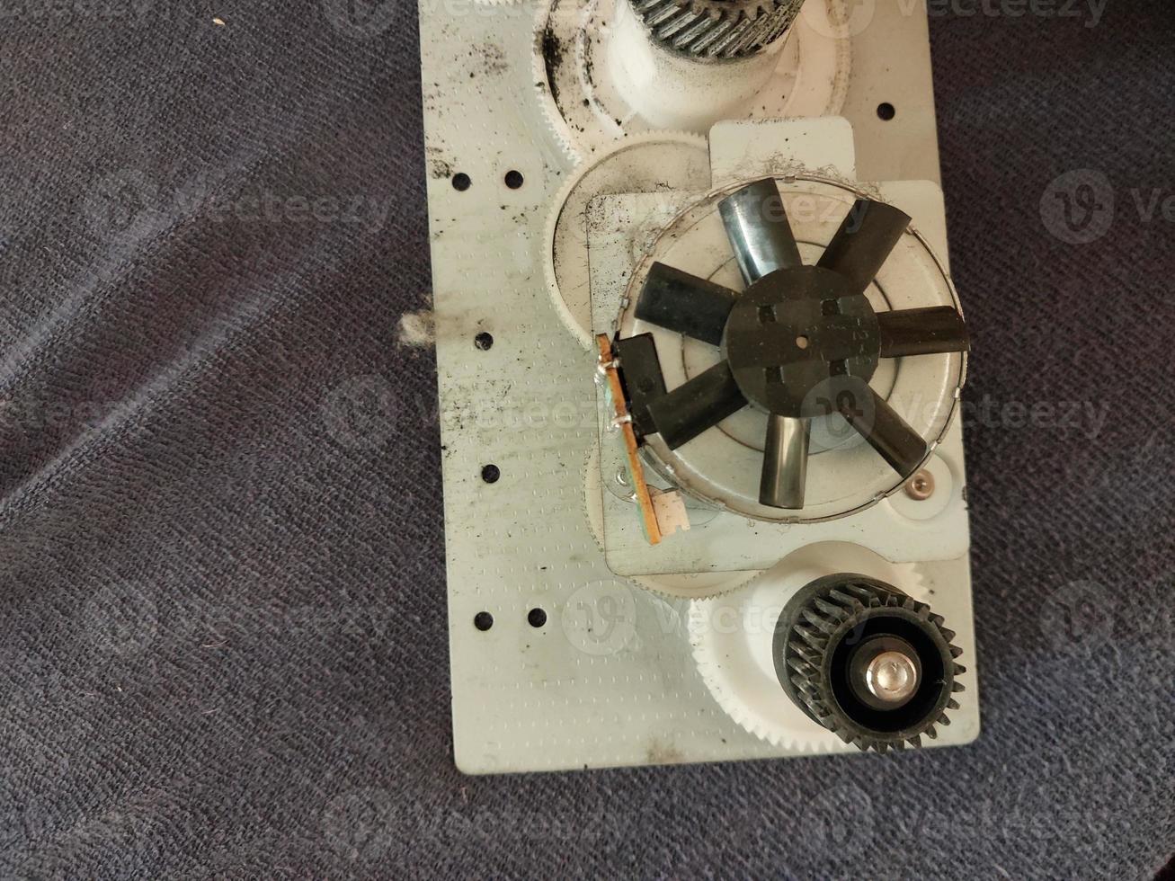 Repairing the case of a broken laser printer photo