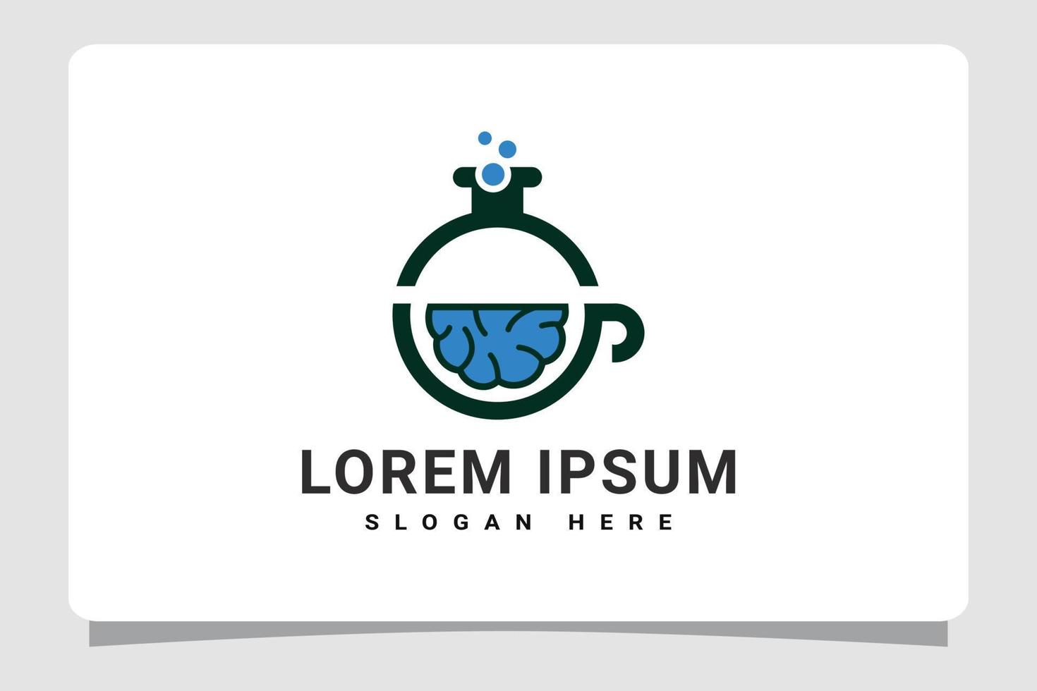 Brain Lab Logo Template Design Inspiration vector