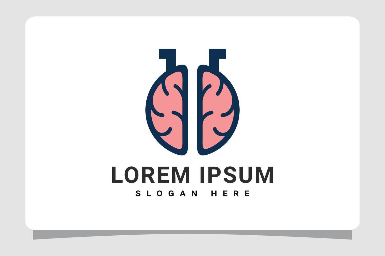 Brain Lab Logo Template Design Inspiration vector