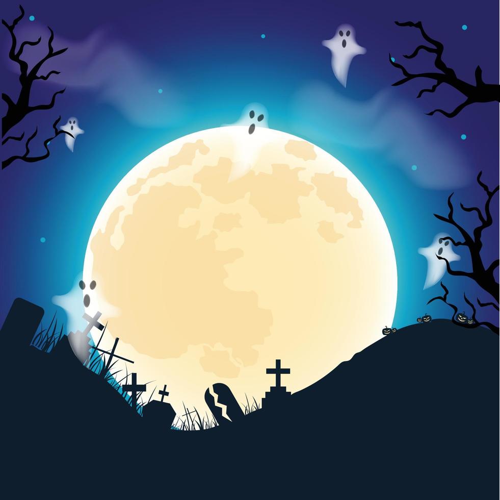 Halloween Background Vector illustration