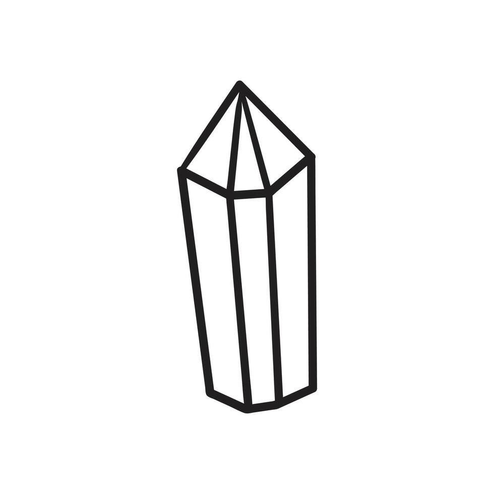 Diamond icon isolated on white vector