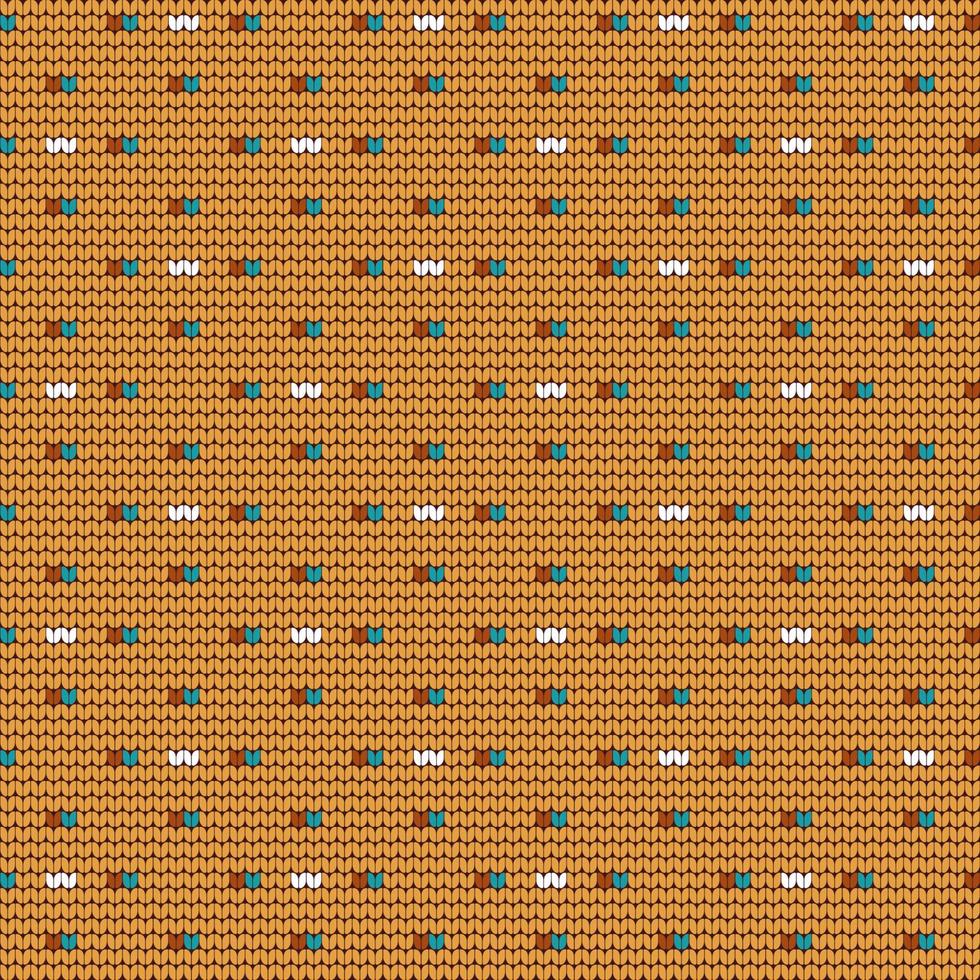 Traditional knitting pattern for Ugly Sweater vector
