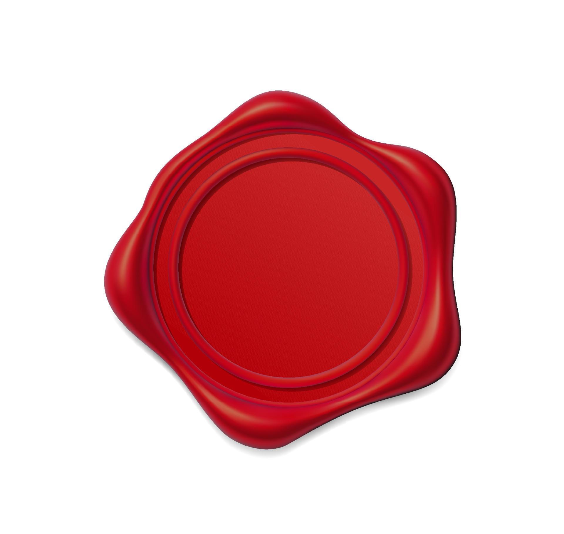 Seal wax 3d 12703661 Vector Art at Vecteezy