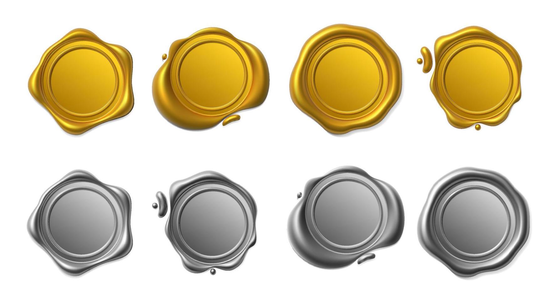 Seal wax 3d vector