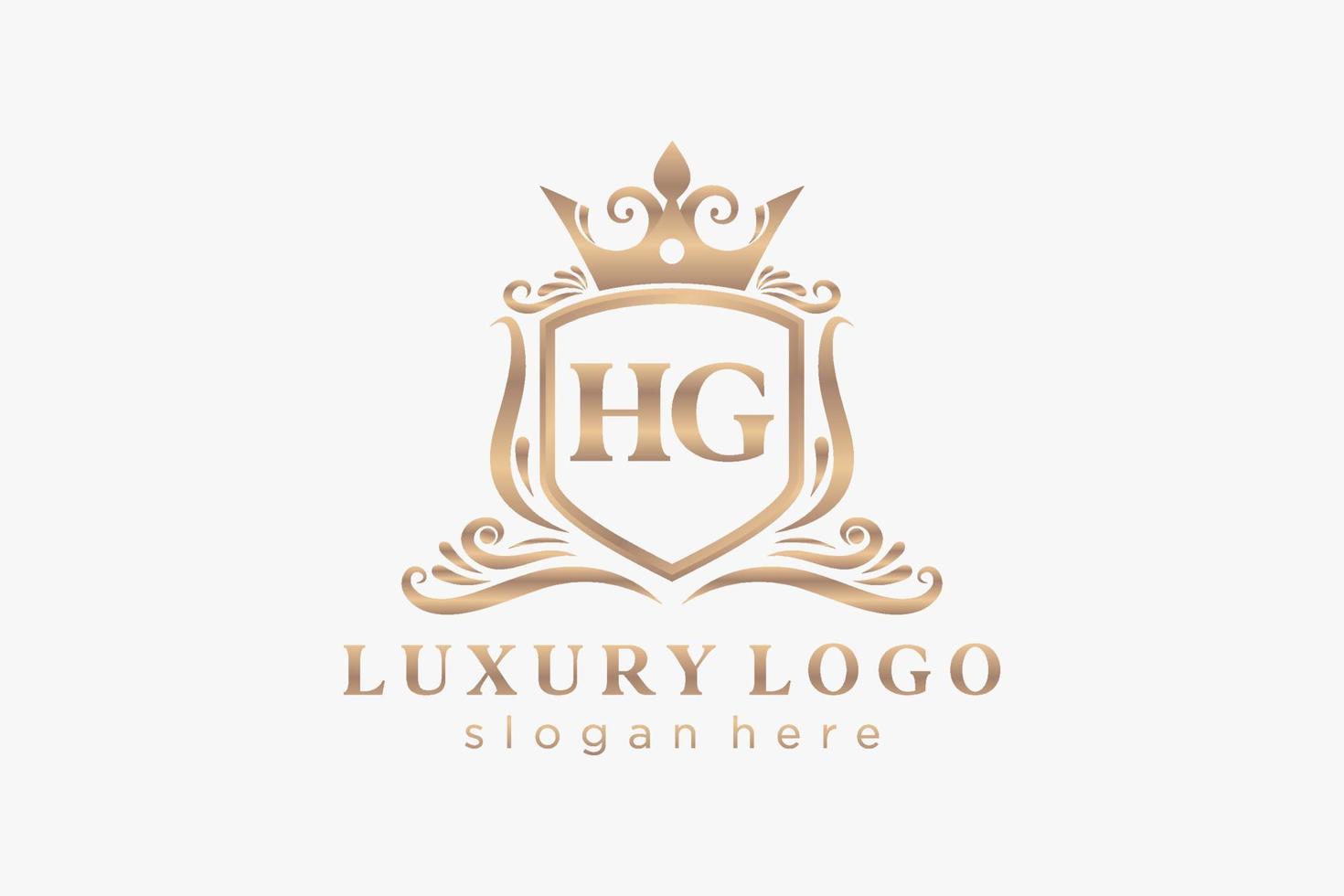 Initial GM logo shield crown style, luxury elegant monogram logo design  7936857 Vector Art at Vecteezy