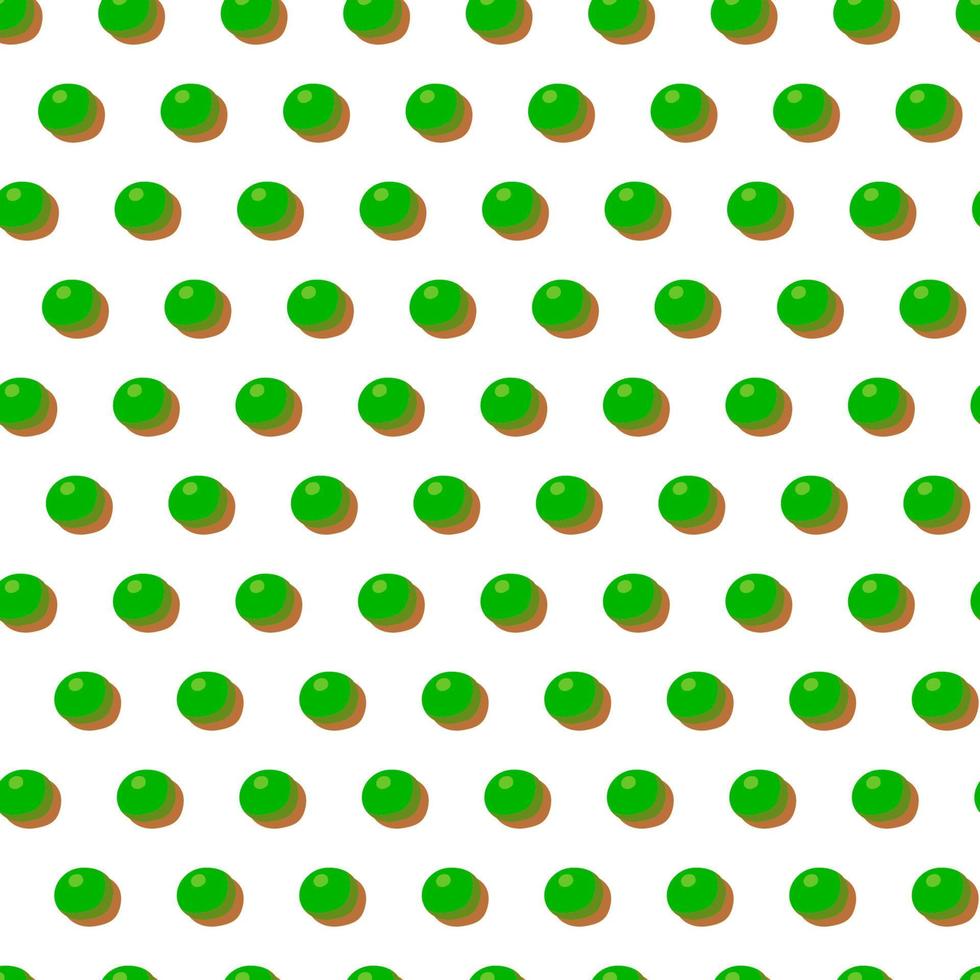 Seamless pattern in retro style with dot pattern.New Year's green balloons on a white background. vector