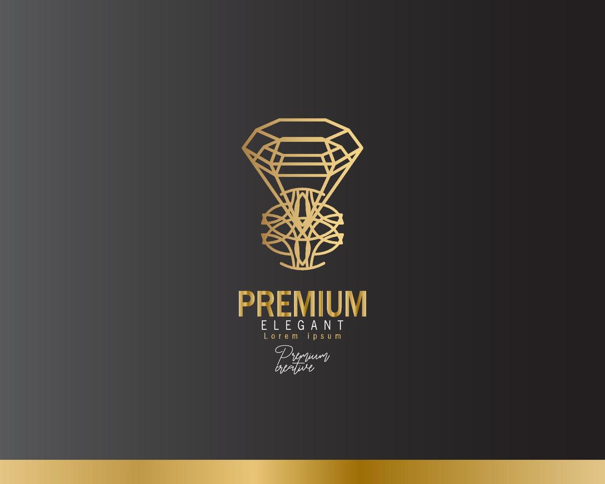 simple logo luxury and elegant vector