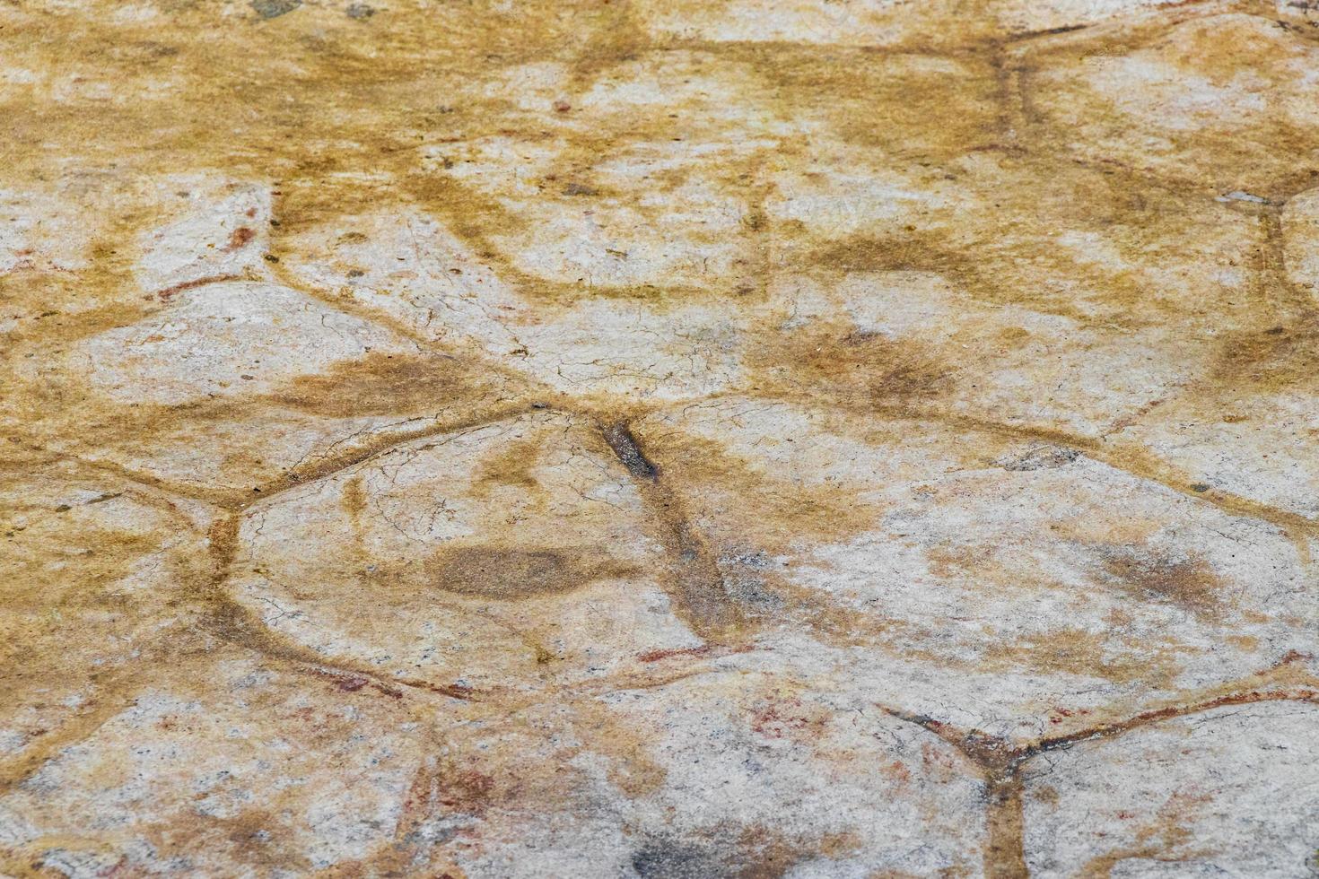 Beautiful wall stone and floor or ground texture pattern Mexico. photo