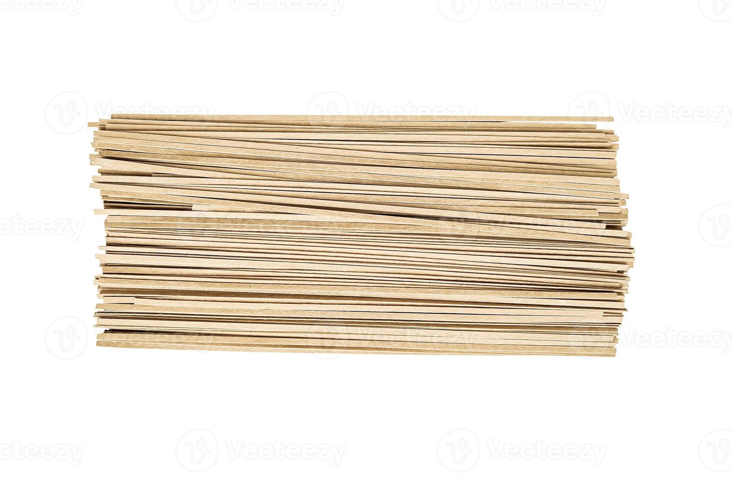 Buckwheat soba noodles isolated on white background photo