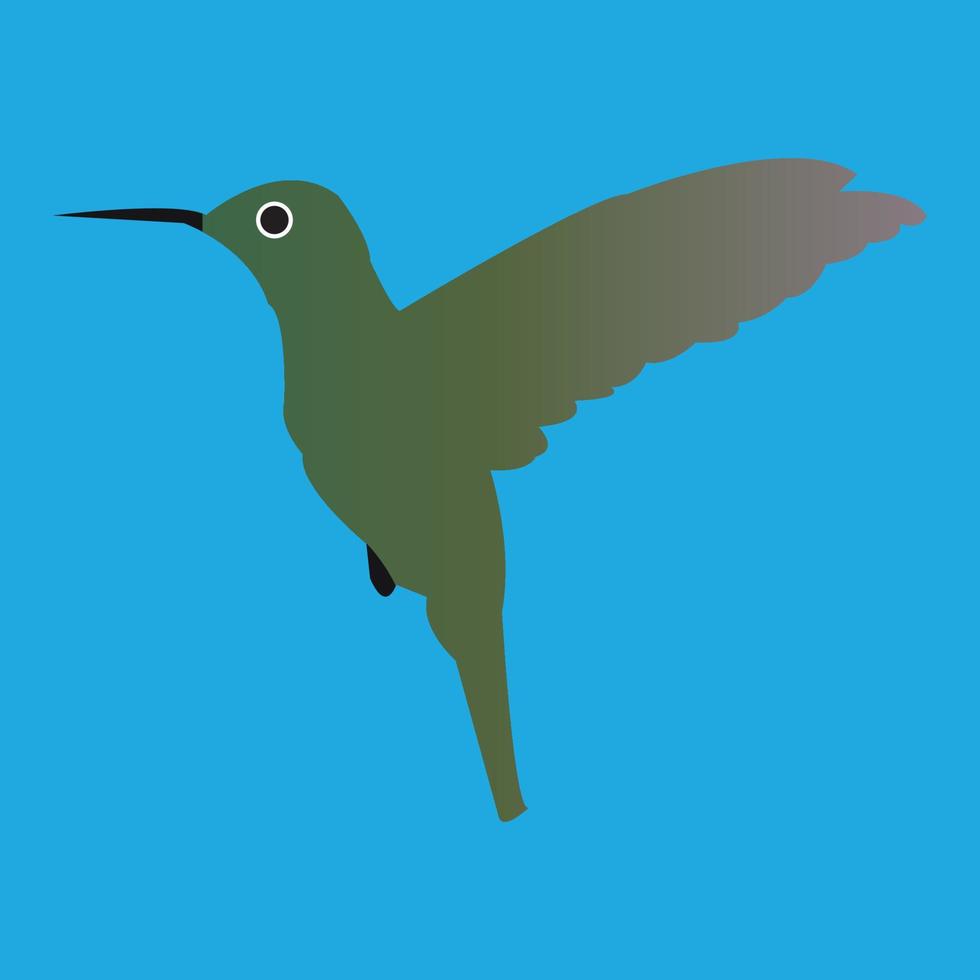 Flying Bird Vector Illustration