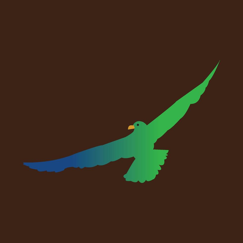 Flying Bird Vector Illustration