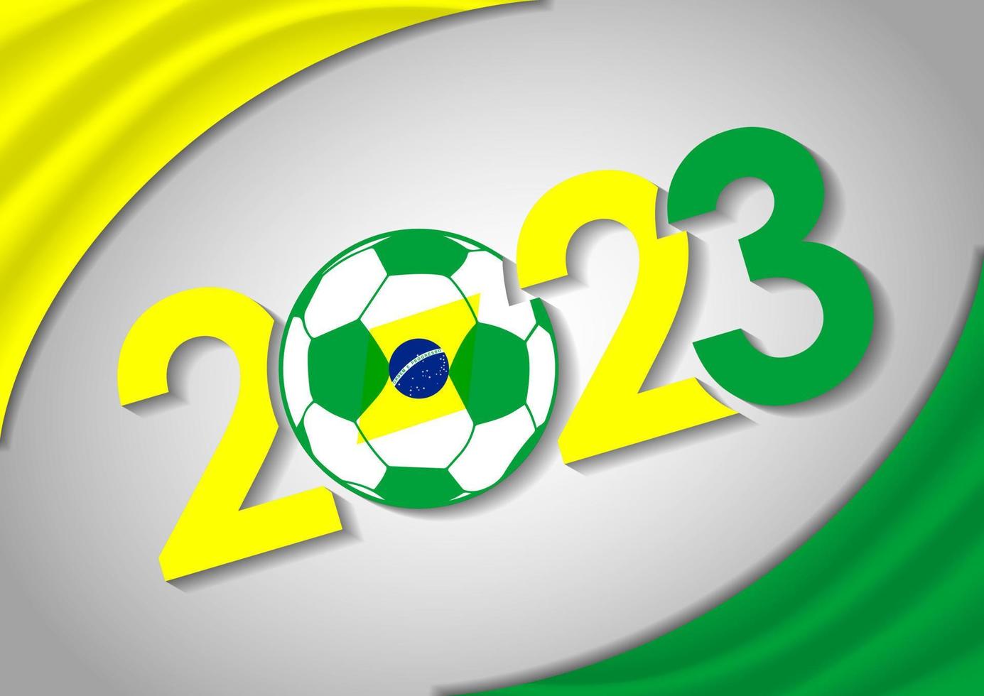 vector de fondo de fútbol brasil 2023