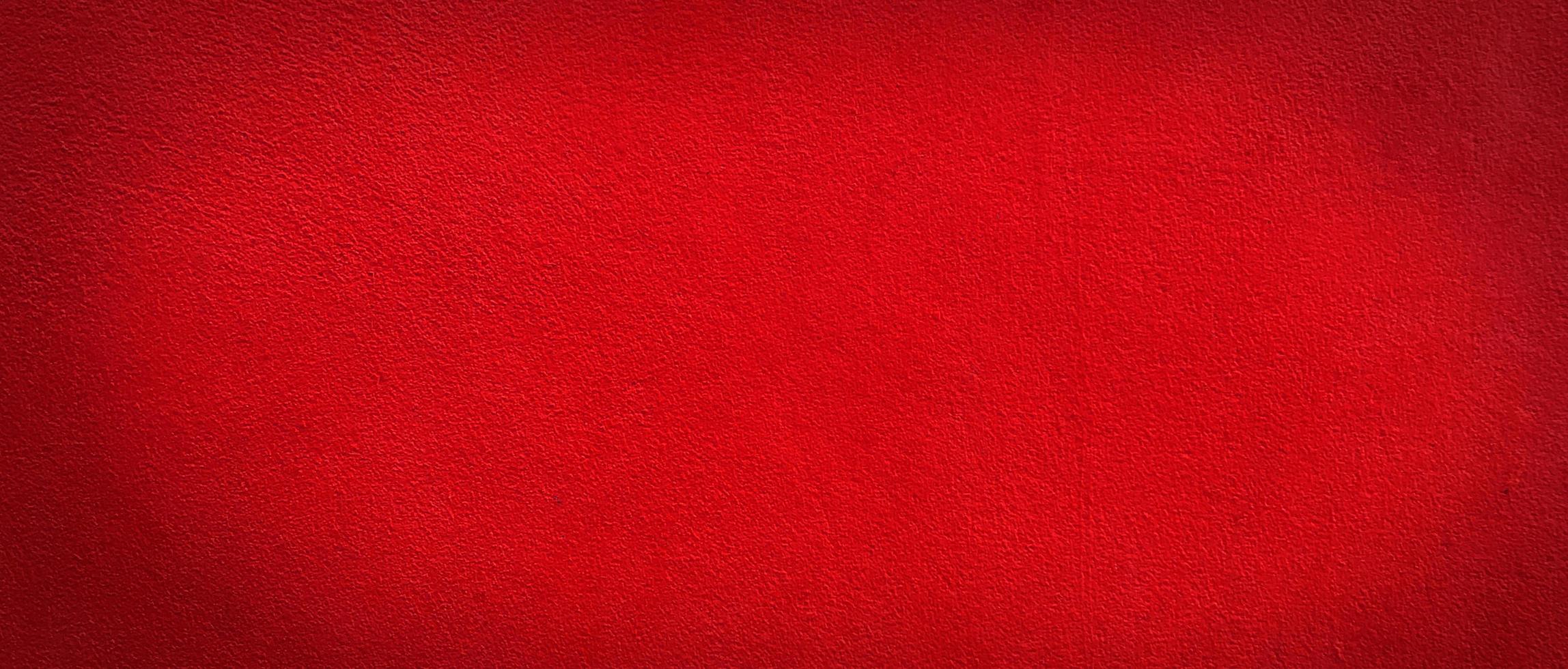 amplia textura de pared roja panorámica para el fondo con espacio de copia para el diseño foto