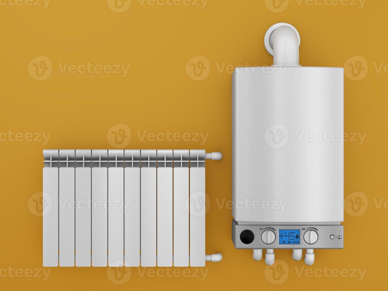 boiler and radiator photo