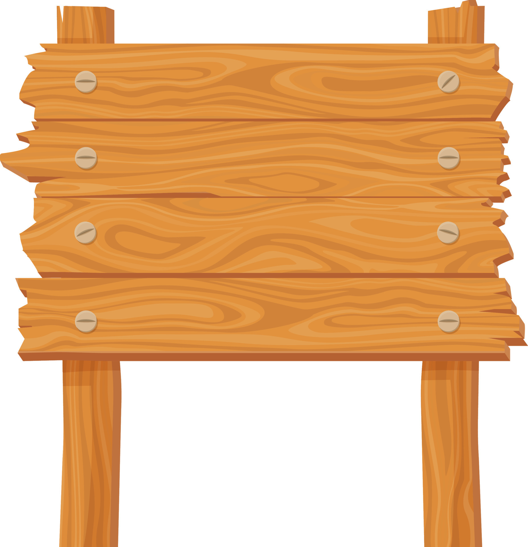 wooden-retro-notice-board-banner-old-yellow-information-billboard-with