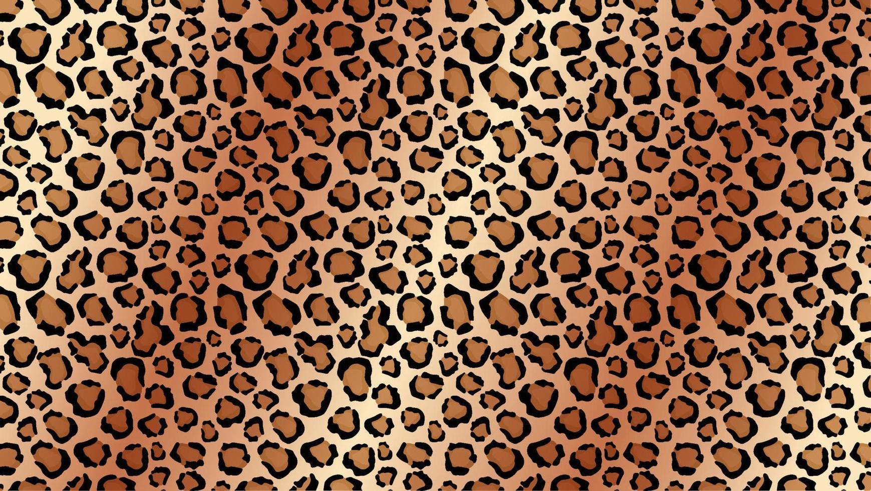 Cheetah skin tracery with light lines background. Yellow panther spots with black jaguar outlines in white leopard vector color scheme.