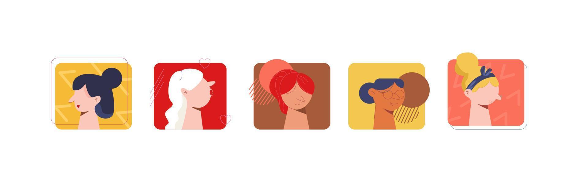 Avatar character woman ugly vector