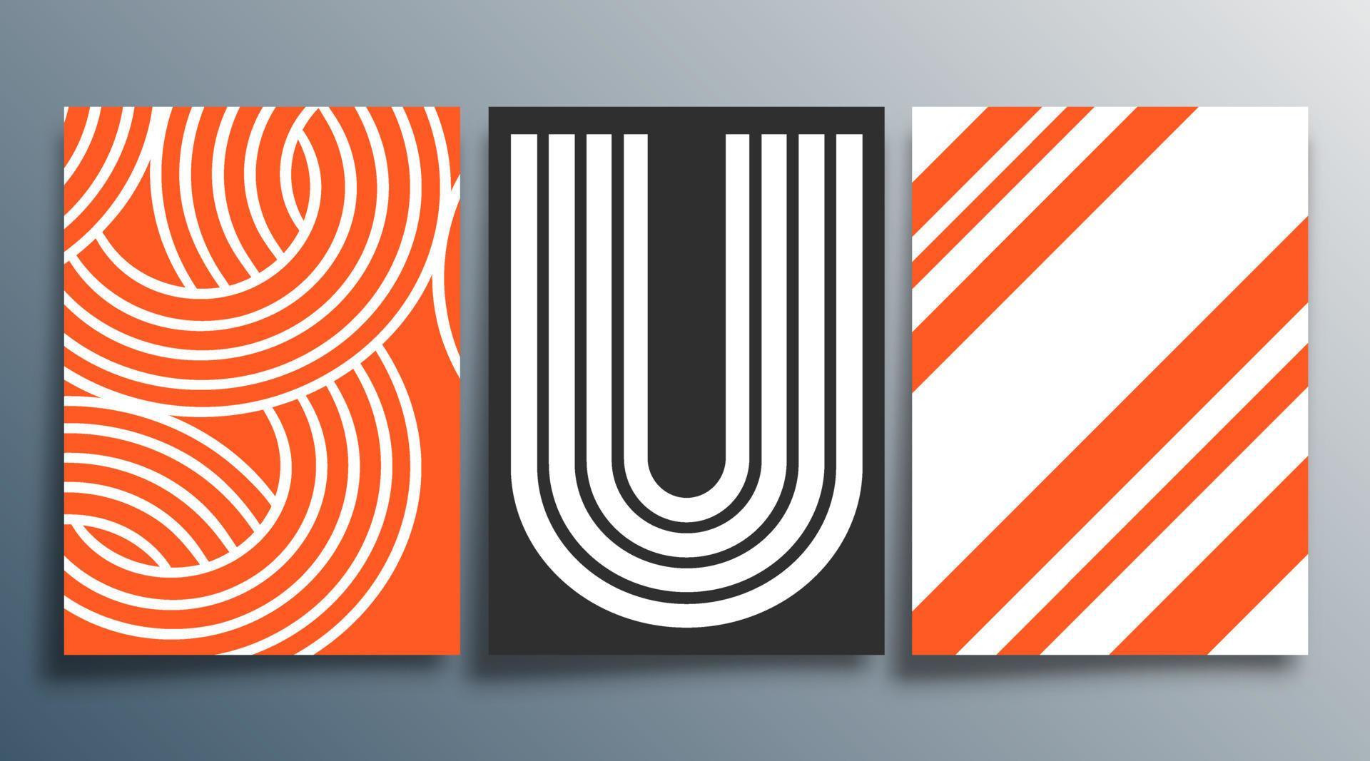 Minimal Design for flyers, posters, brochure covers, background