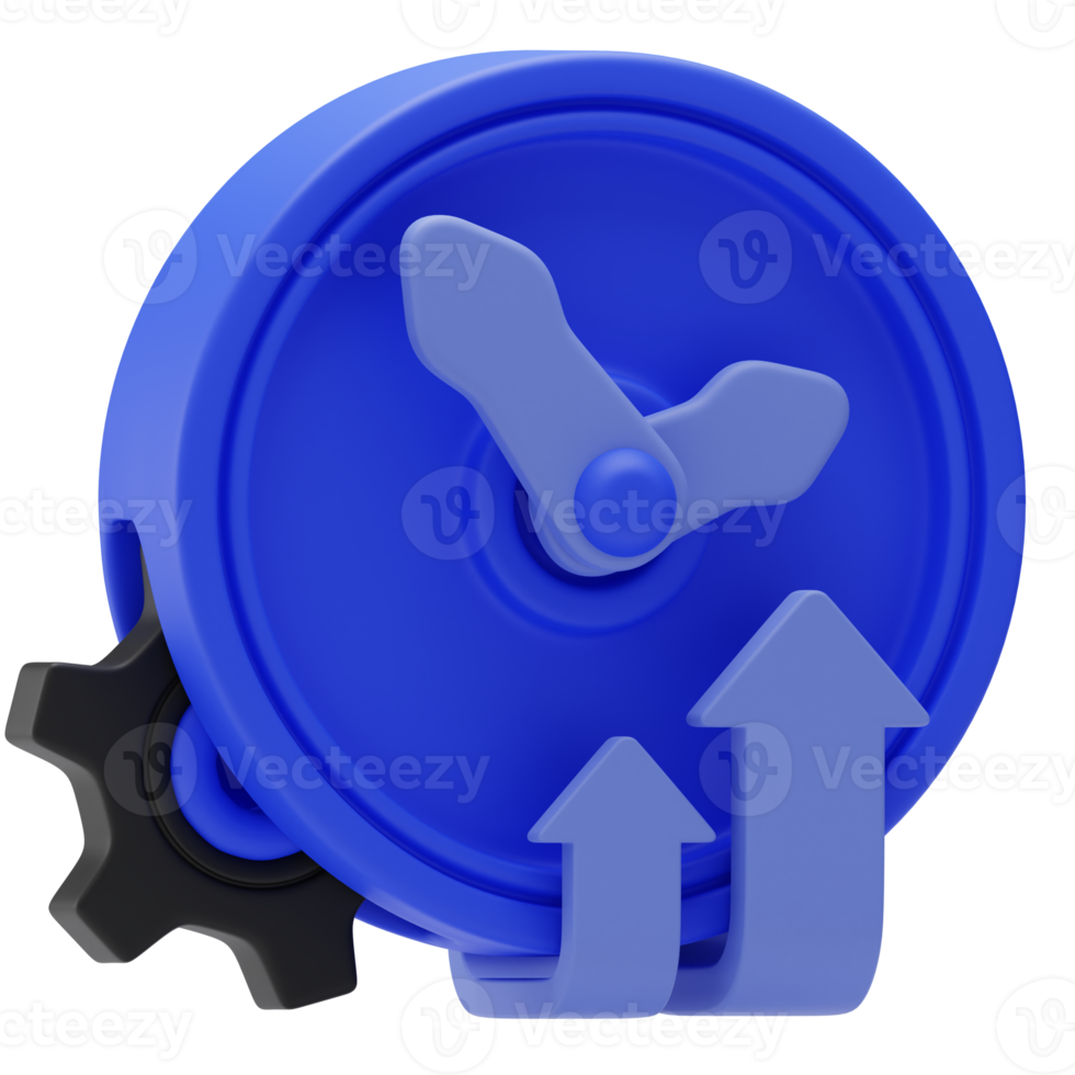 Business Analytic, Productivity Icon, 3d Illustration png
