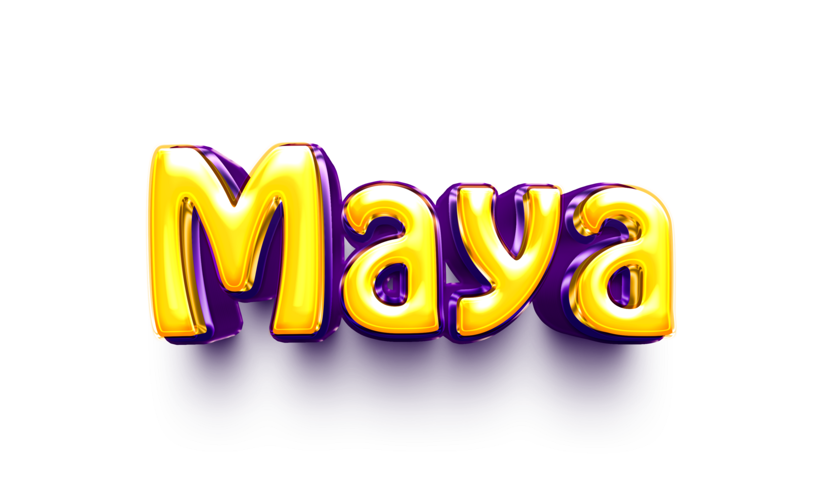 name of girls bubbly celebration decoration hanging air balloon shiny maya png