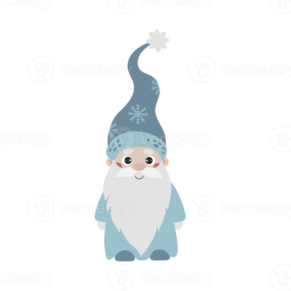 Sticker cute fairytale gnome png