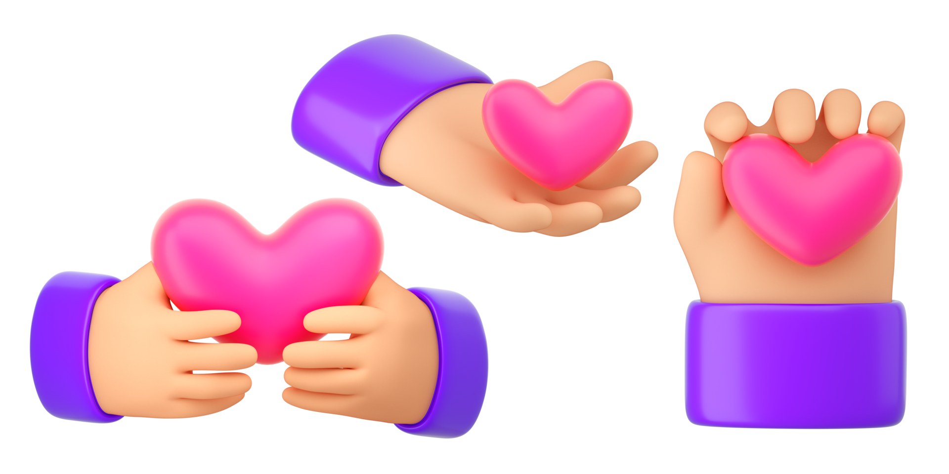 mão humana segurando um coração rosa. amor, como, romântico, paz, doador ou conceito de doação