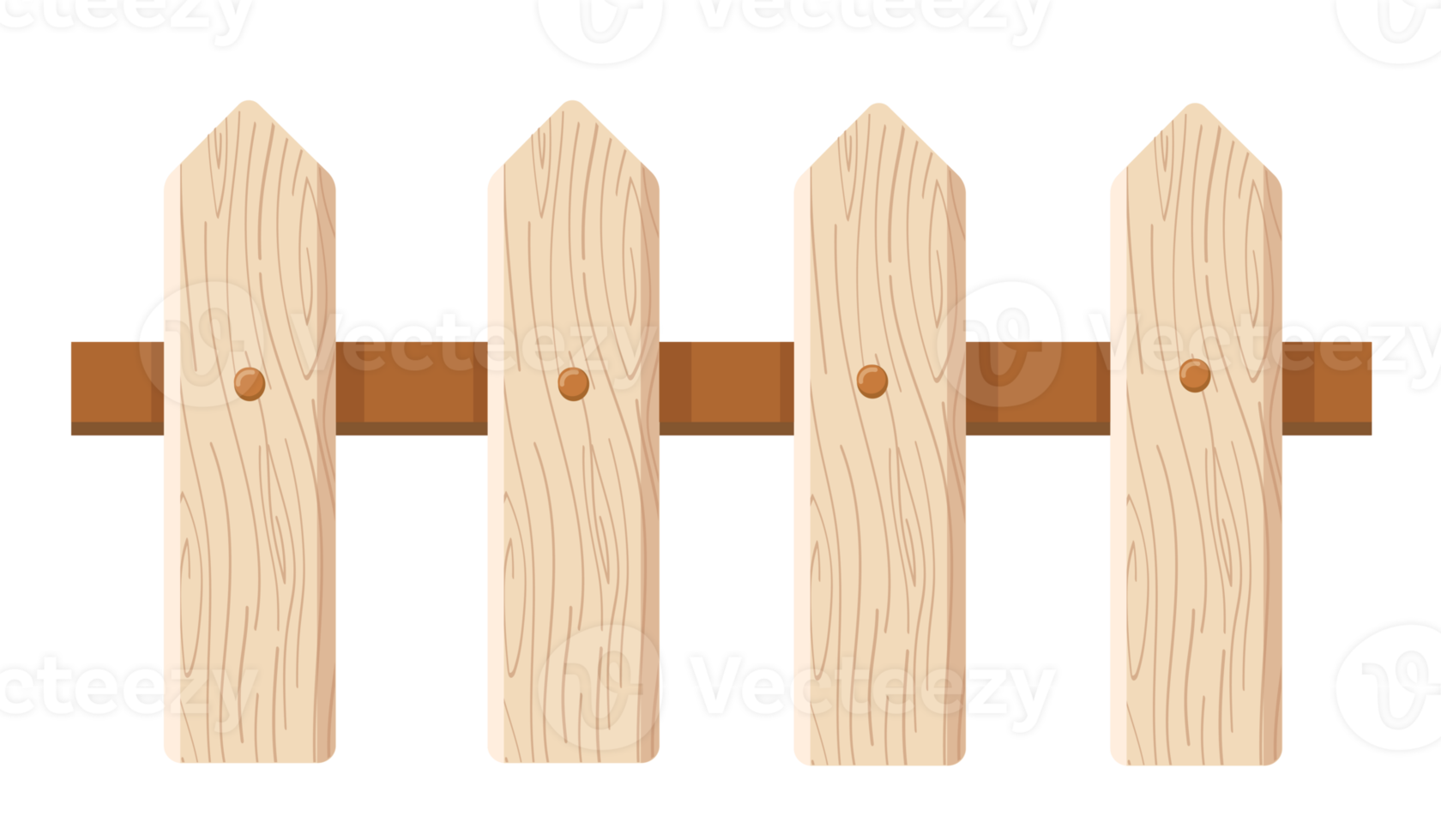 wooden fence illustration png