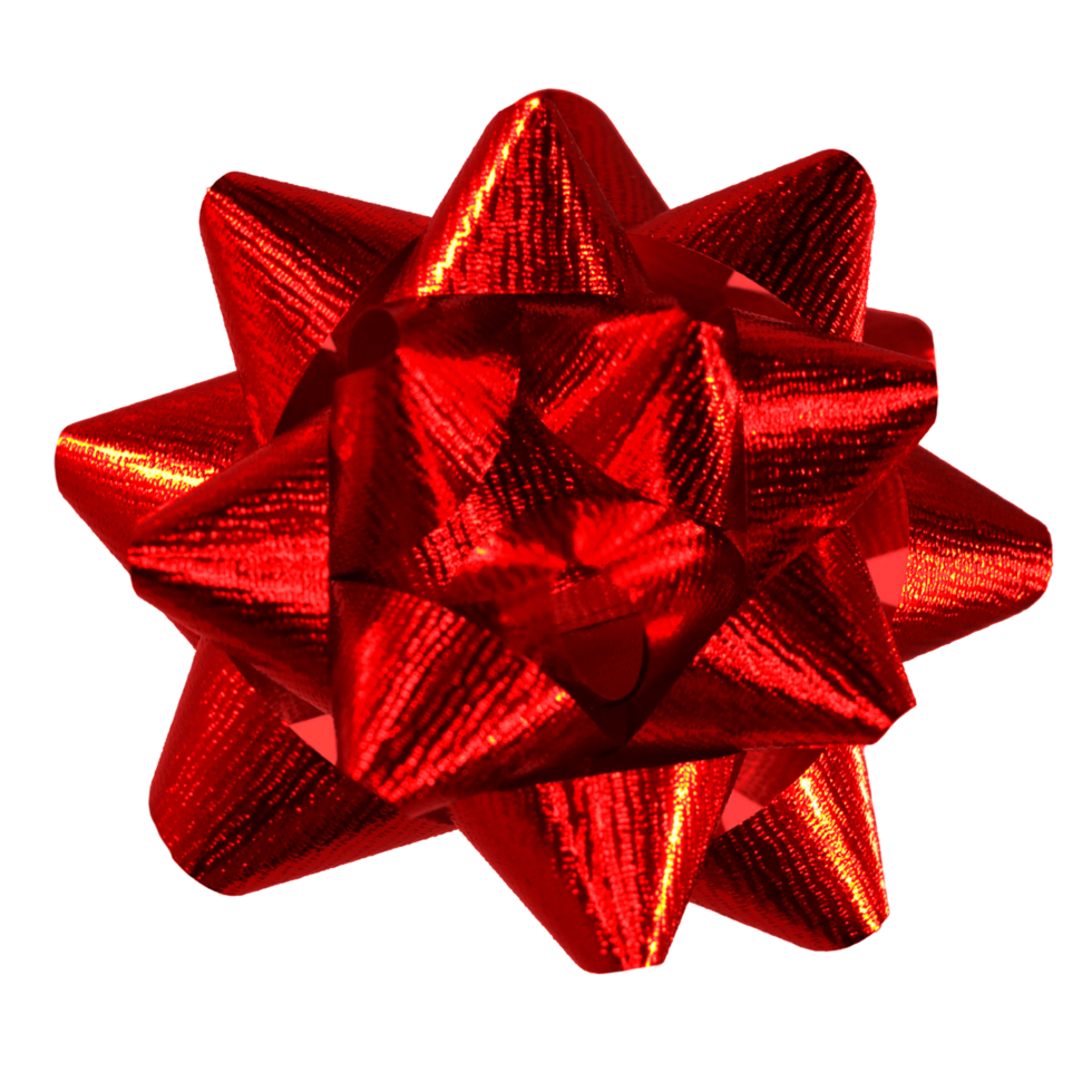 Red Holiday Bow Present Gift Wrapping Icon png