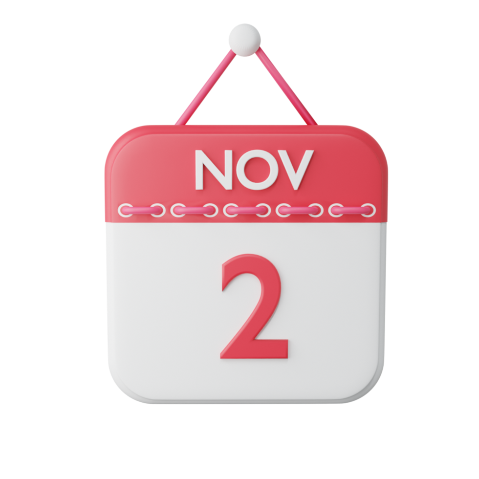 3d renderen kalender icoon png