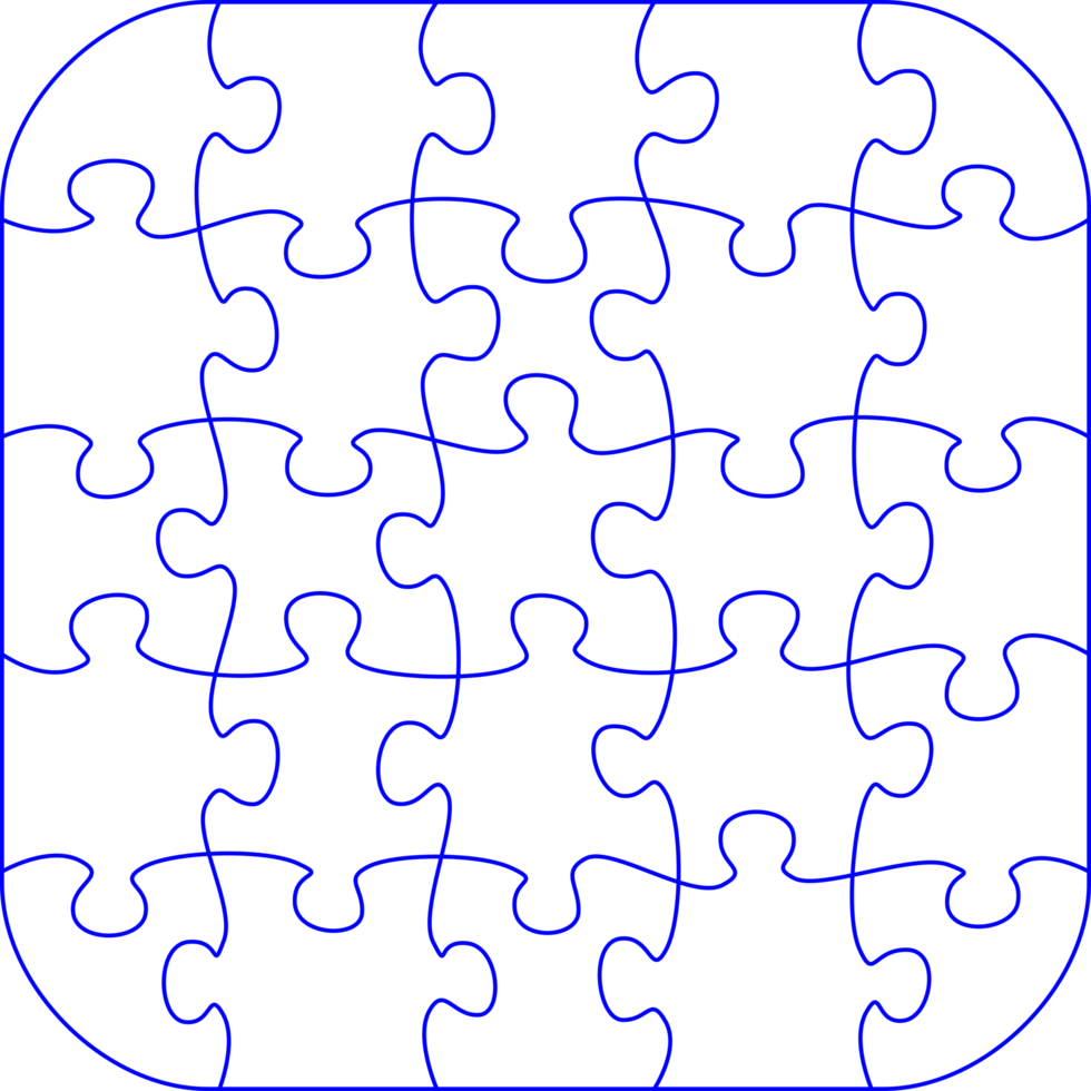 Jigsaw puzzle illustration png