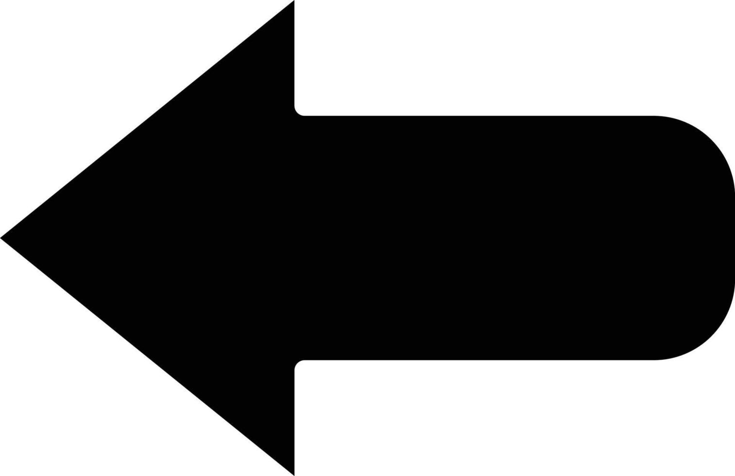 Left Arrow Icon Style vector