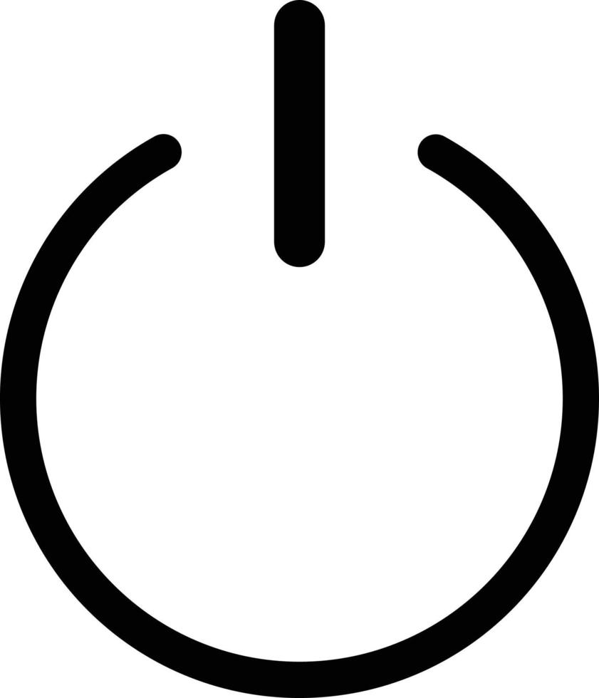 Power Button Icon Style vector
