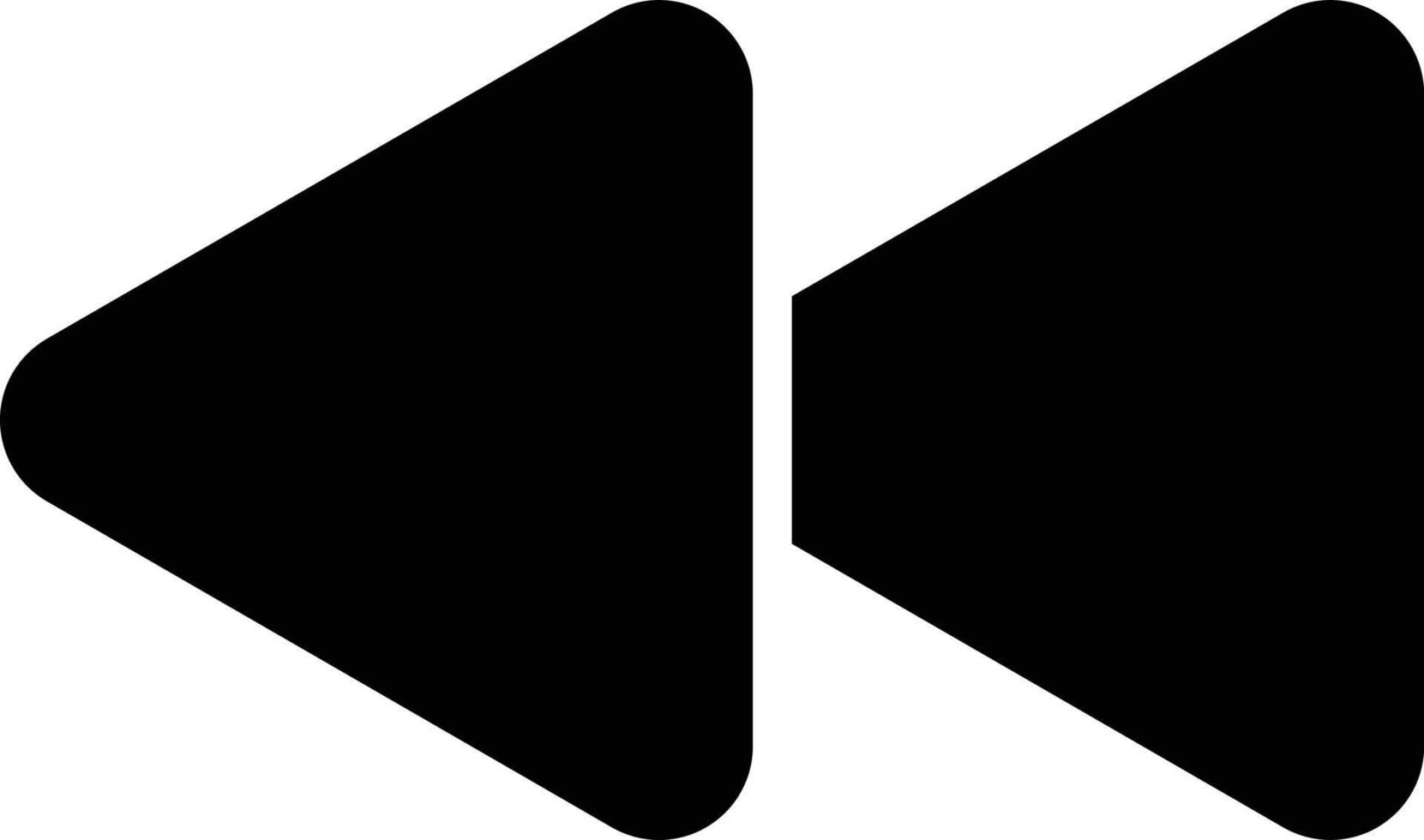 Backward Icon Style vector