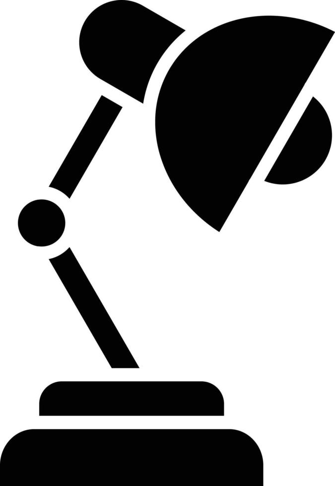 Desk Lamp Icon Style 12708299 Vector Art at Vecteezy