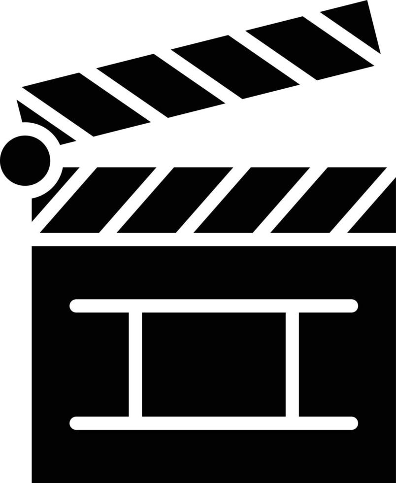 Clapper Board Icon Style vector