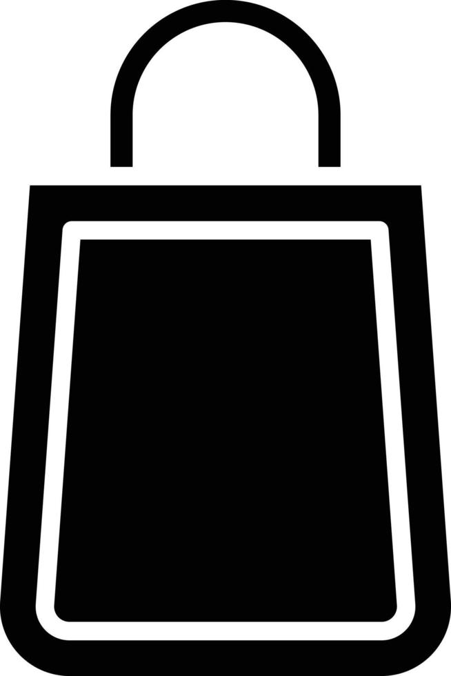 Shopping Bag Icon Style vector