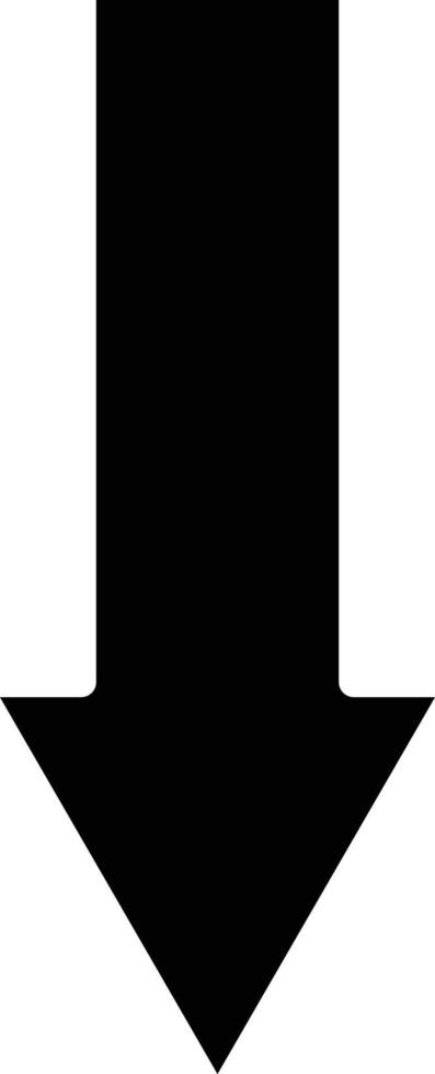 Down Arrow Icon Style vector