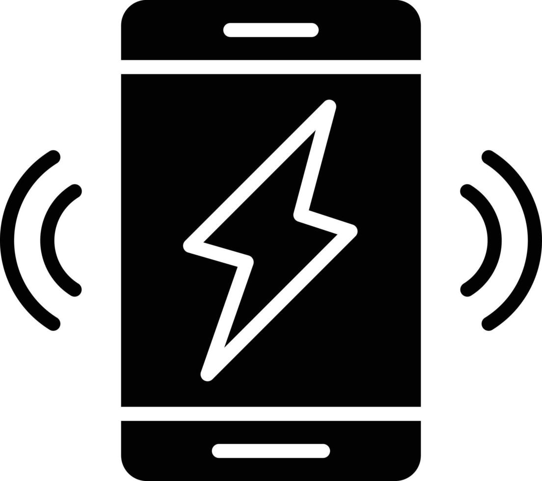 Wireless Charging Icon Style vector