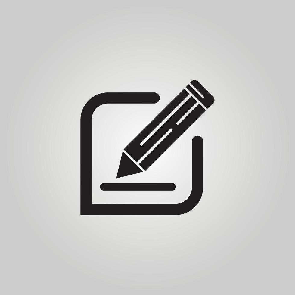 Edit icon vector
