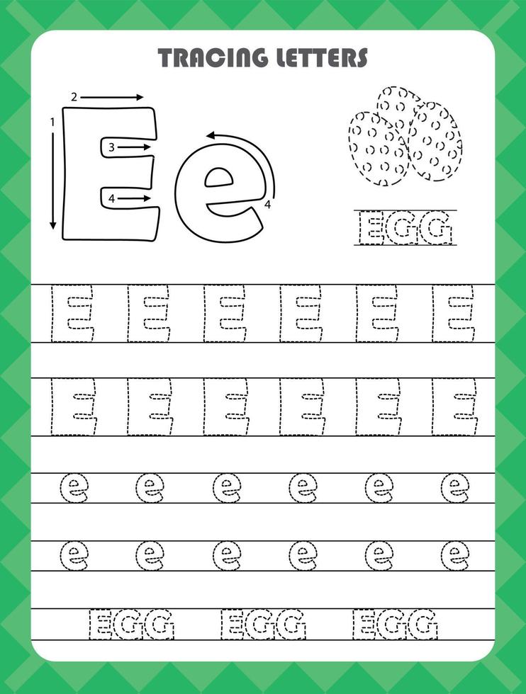 Trace letters of English alphabet and fill colors Uppercase and