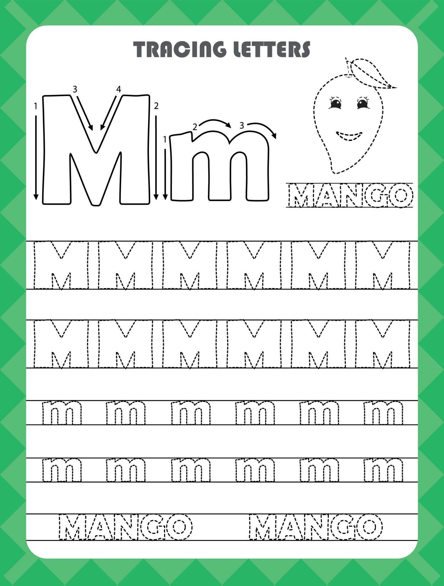 Trace letters of english alphabet and fill colors uppercase and
