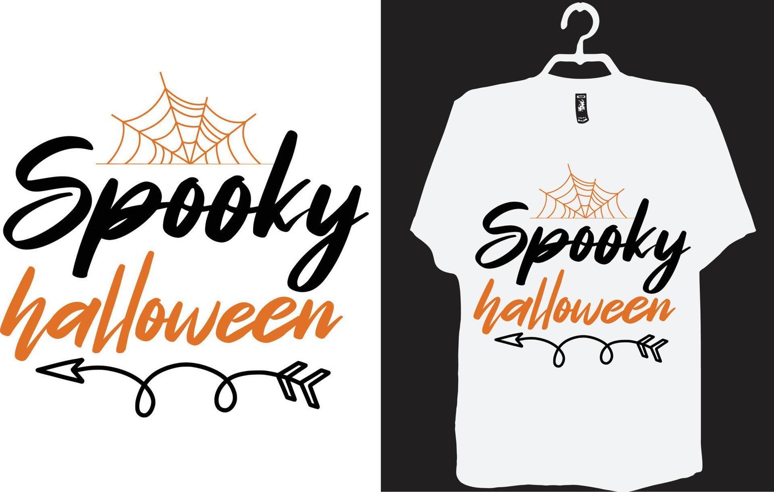 diseño de camiseta de halloween vector