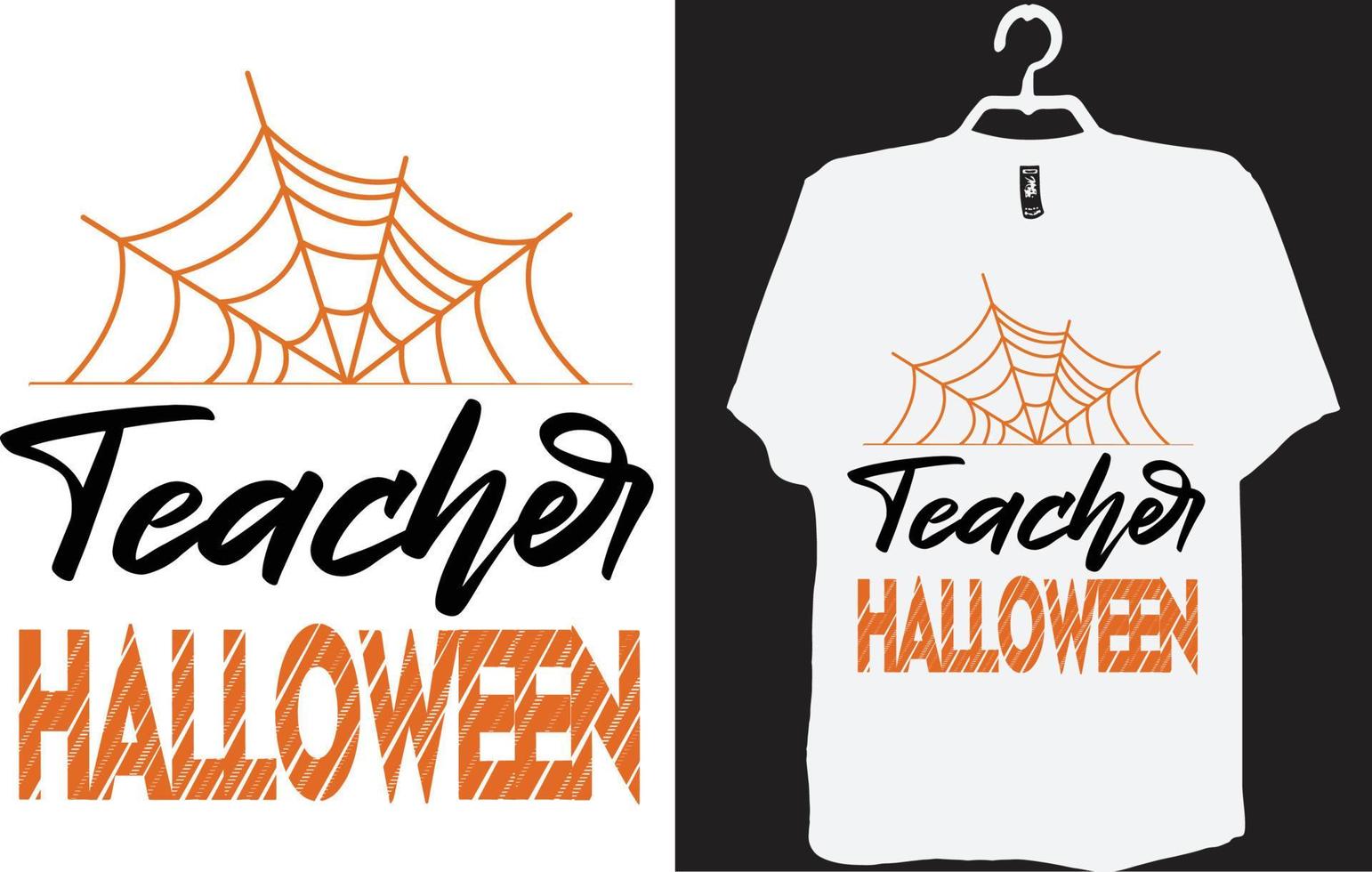 diseño de camiseta de halloween vector