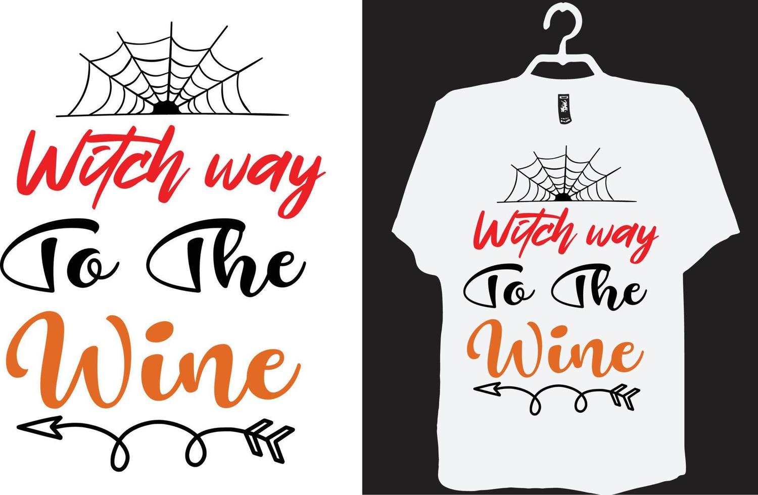 Halloween T-shirt Design vector