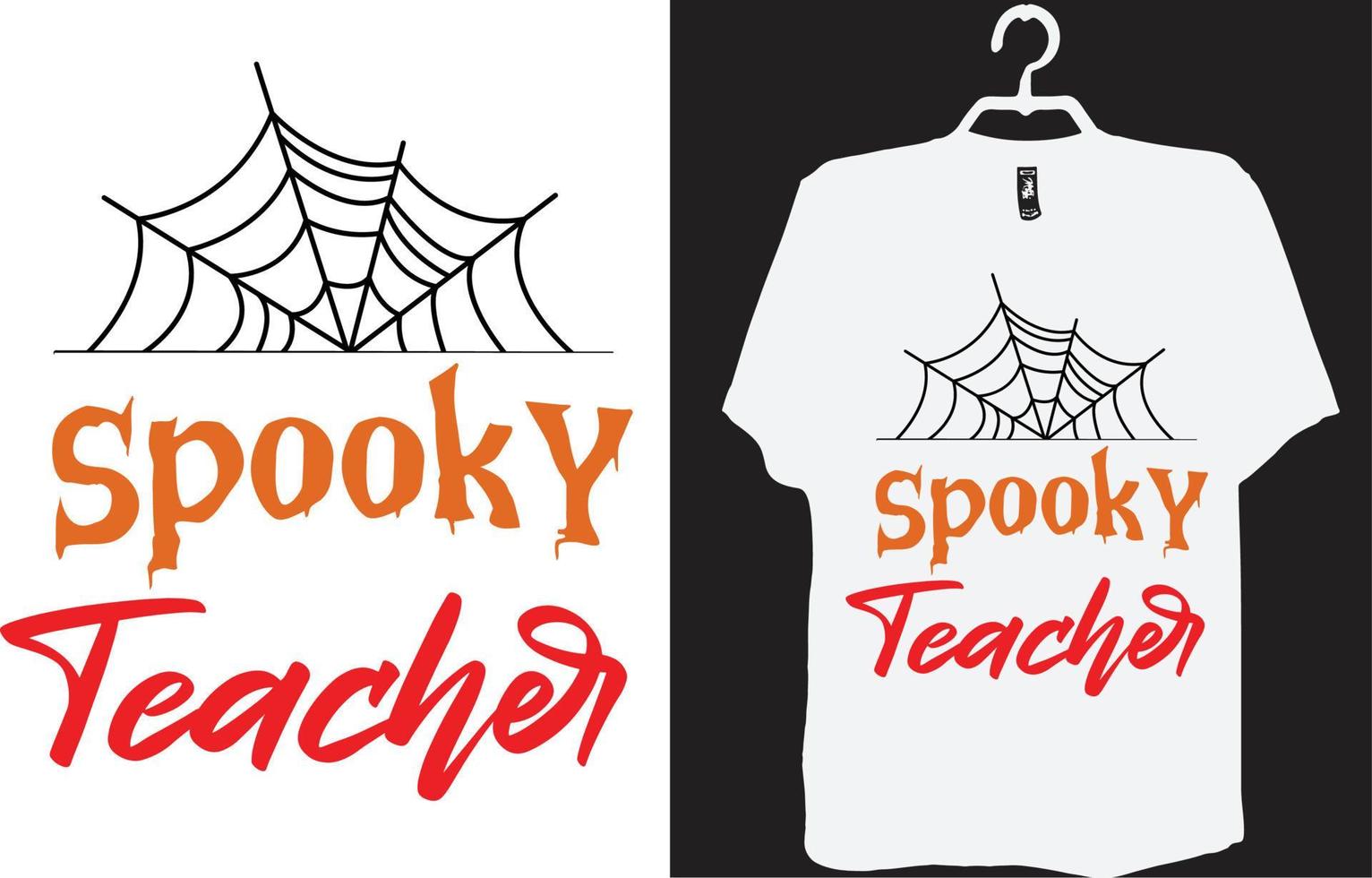 diseño de camiseta de halloween vector