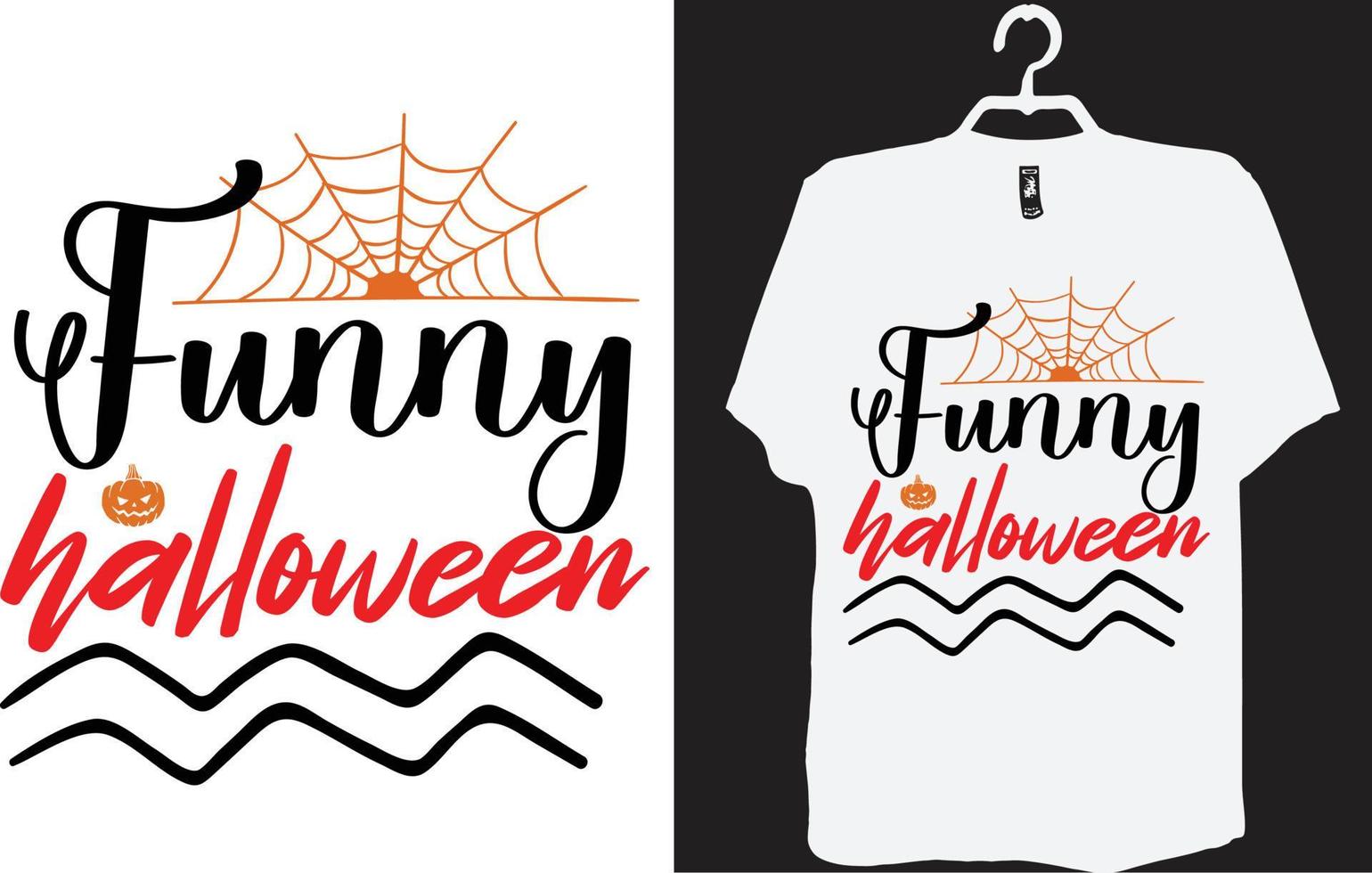 diseño de camiseta de halloween vector