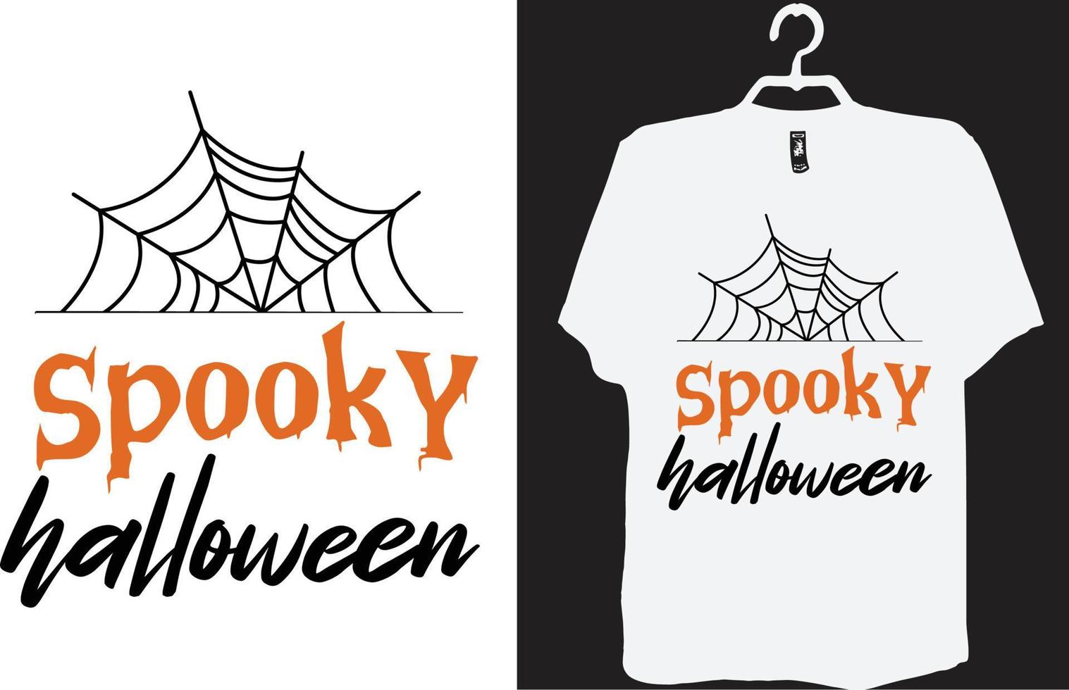 Halloween T-shirt Design vector