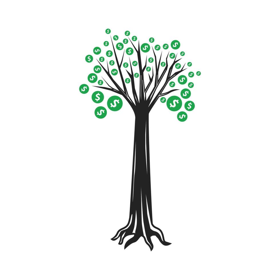 money trees icon symbol vector illustration
